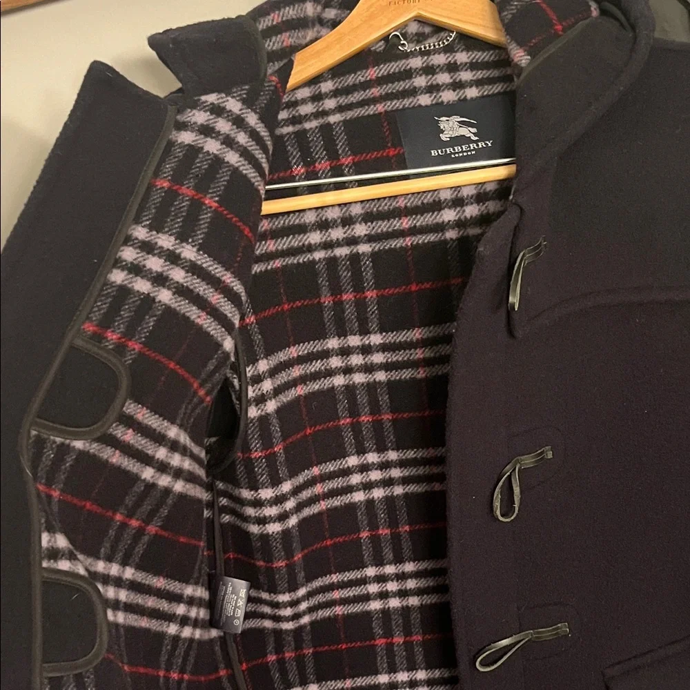 Burberry Navy Toggle Trench Coat - Picture 5 of 8